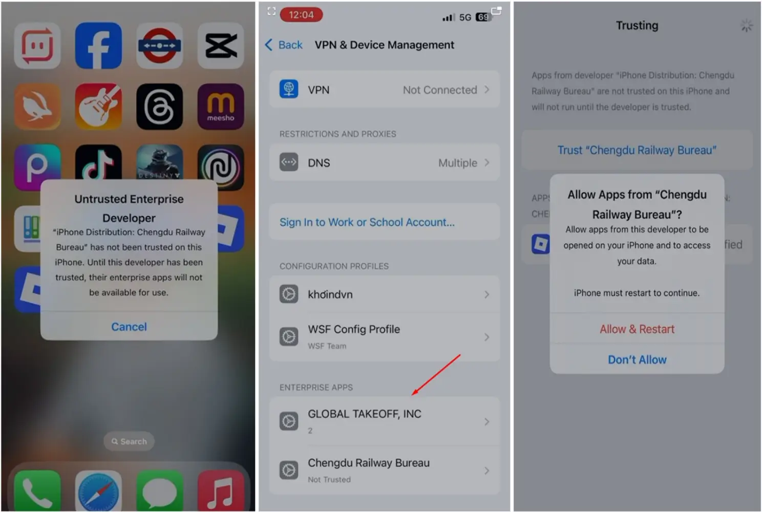  delta ios Installation process 